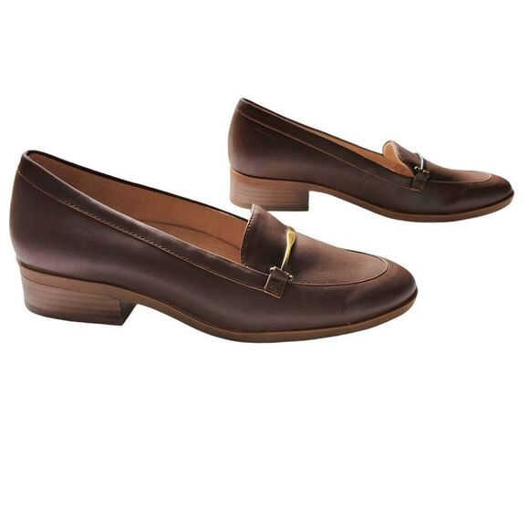 Soul Naturalizer Womens Brown Leather Loafers Size 8W - Picture 2 of 10